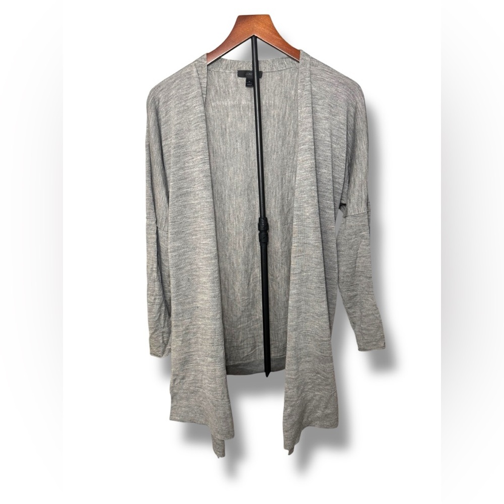 J. Crew 100% Merino Wool Cardigan - Lightweight Sz. M EUC‎